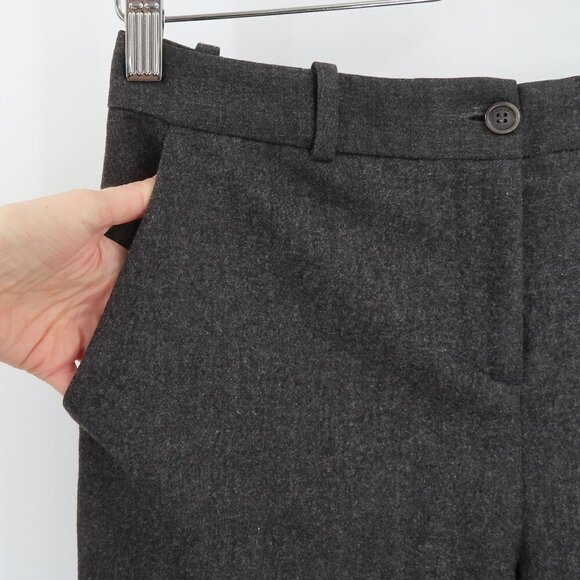 Michael Kors Collection Womens 4 Gray Dress Pants Wool Blend Has Pockets Italy - Picture 3 of 12